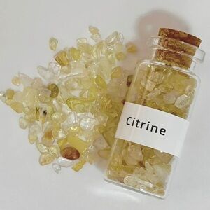 Citrine Gemstone Vial